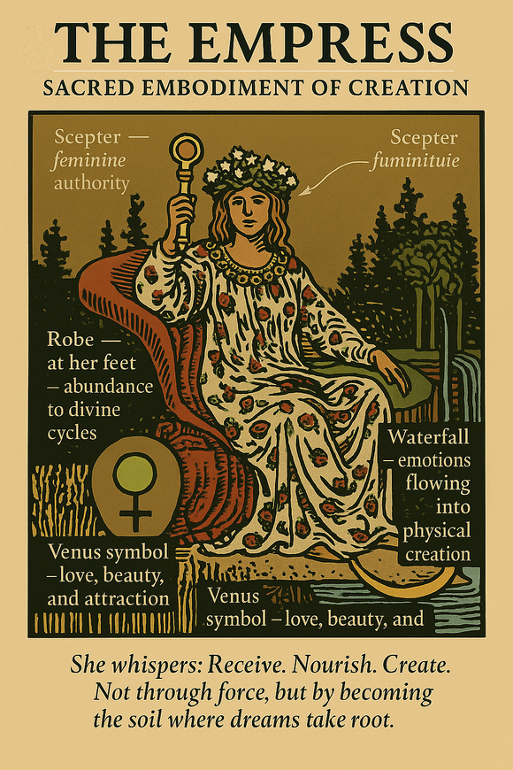 The Empress Tarot Meaning: Abundance, Creativity & Divine Feminine Power