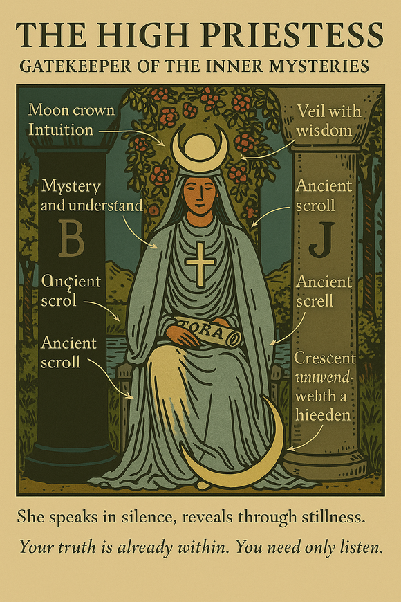 The High Priestess Tarot Meaning: Intuition, Mystery & Inner Wisdom