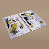 Baraja de cartas del Tarot The Golden Path 78 + 2 cartas adicionales 