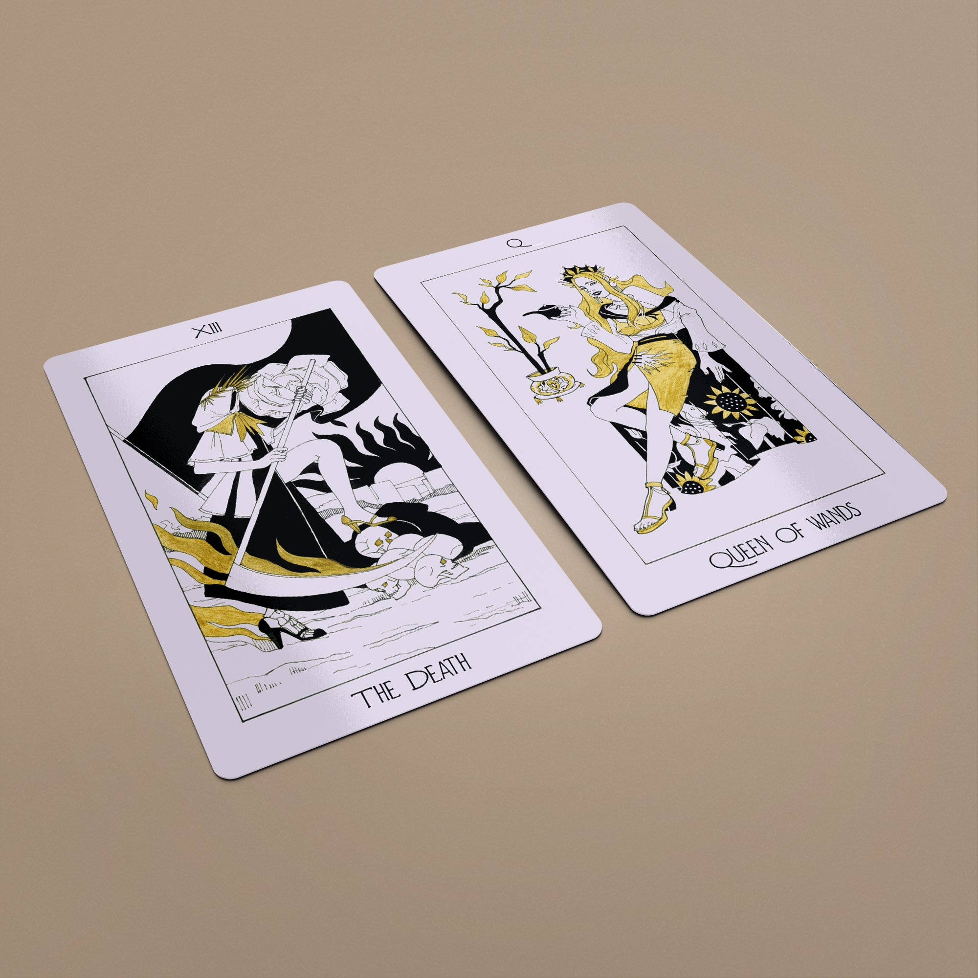 The Golden Path Tarot Cards Deck 78+2 Extra Cards with Guidebook
