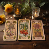 Baraja de 78 cartas del tarot de Botanica Oculta + 2 cartas adicionales con guía 