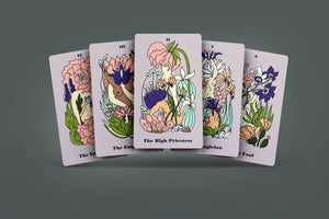 PDF Sensual Garden Tarot 78+2 Extra Cards Deck License for Printing