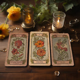 Baraja de 78 cartas del tarot de Botanica Oculta + 2 cartas adicionales