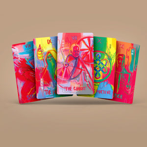 Neon Tarot Deck 78 Cards