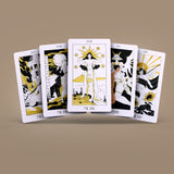 Baraja de cartas del Tarot The Golden Path 78 + 2 cartas adicionales 