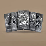 Tempest Tattoo Tarot 78 Cards Deck with Guidebook