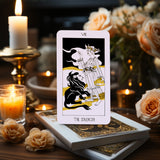 Baraja de cartas del Tarot The Golden Path con 78 cartas más 2 cartas adicionales y guía