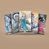 4Worlds Tarot Cards Deck 78+2 Extra Cards with Guidebook