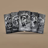 Tempest Tattoo Tarot 78 Cards Deck with Guidebook