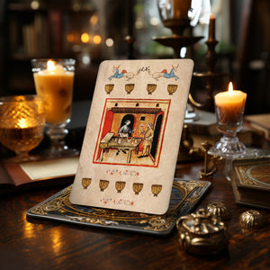 Jeu de Tarot Manuscrit d'Initiation 78+2 Cartes Supplémentaires