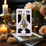 Baraja de cartas del Tarot The Golden Path con 78 cartas más 2 cartas adicionales y guía