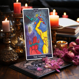 Baraja de 78 cartas del Tarot Earthly Delight + 2 cartas adicionales con guía