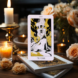 Baraja de cartas del Tarot The Golden Path con 78 cartas más 2 cartas adicionales y guía