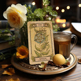 Botanica Oculta Tarot 78+2 Cartas Extras com Livro-Guia