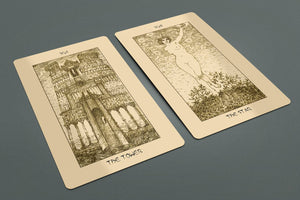 Regal Shadows Tarot Deck 78+2 Extra Cards
