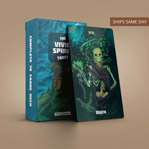 PDF Vivid Spirit Tarot Deck 78+2 Extra Cards  License For Printing