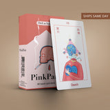 PRÉ-VENDA – Baralho de Tarô PinkPain
78+2 Cartas Extras com Livro-Guia