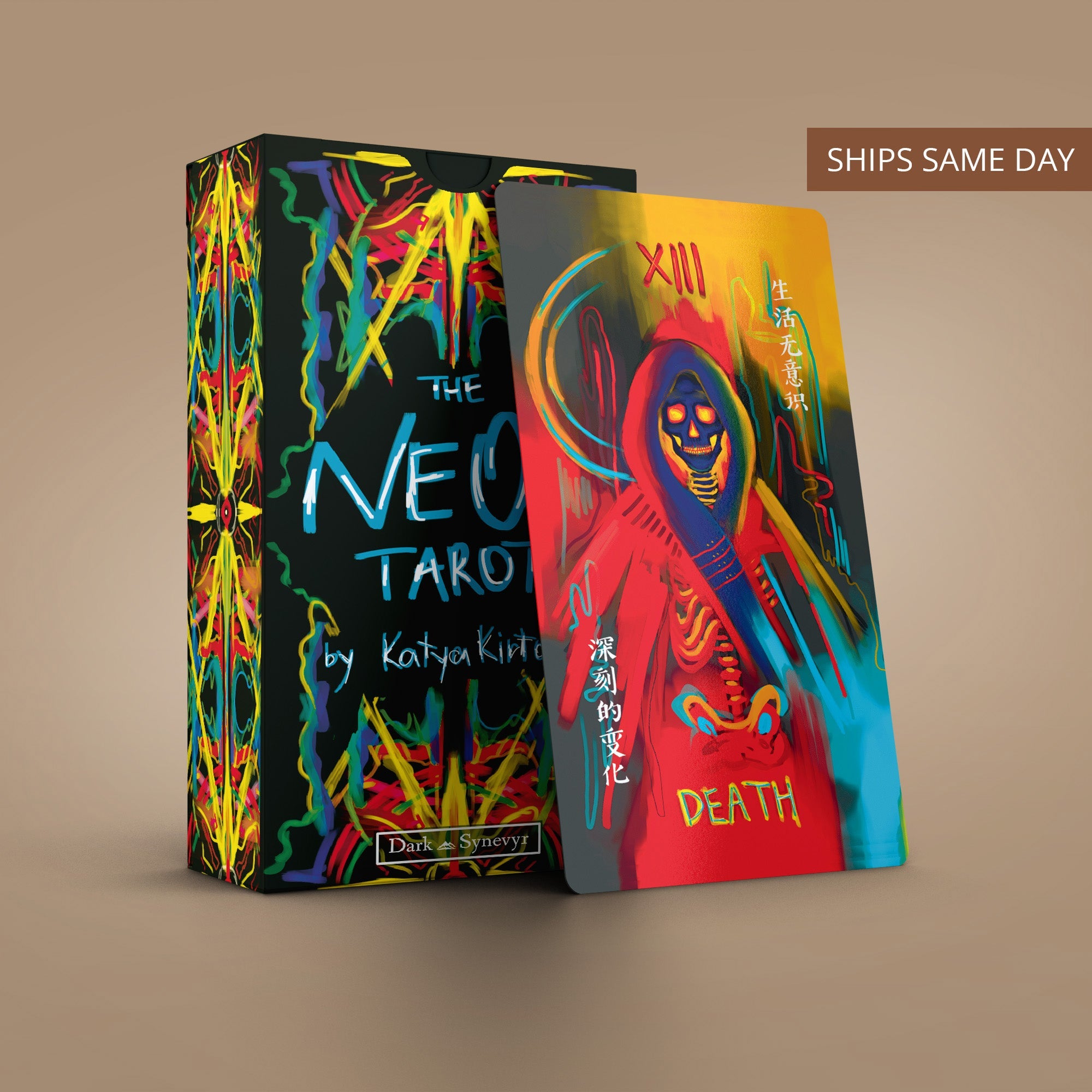 The Neon Tarot Deck | Dark Synevyr