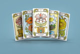 PRE-ORDER Botanica Oculta Tarot Modern Edition Cards Deck 78+2 Extra Cards with Guidebook